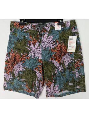 Saxx Size 34 Betawave 9" inseam 2N1  Shorts Swim Trunks Lined
